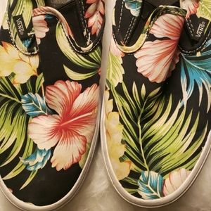 Floral pattern vans